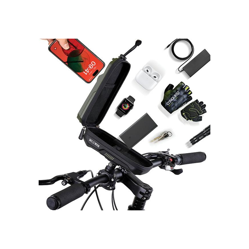 WILDMAN Dėklas/sakwa na ramę roweru GX330 uchwyt rowerowy juoda/juodas – 5