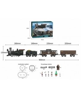 Madej Set with trains b/o light up with sound