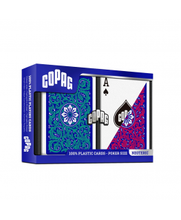 Copag 1546 Neoteric Poker Size Standard Index Žaidimo Kortos Dviguba Kaladė (Raudona Ir Žalia)