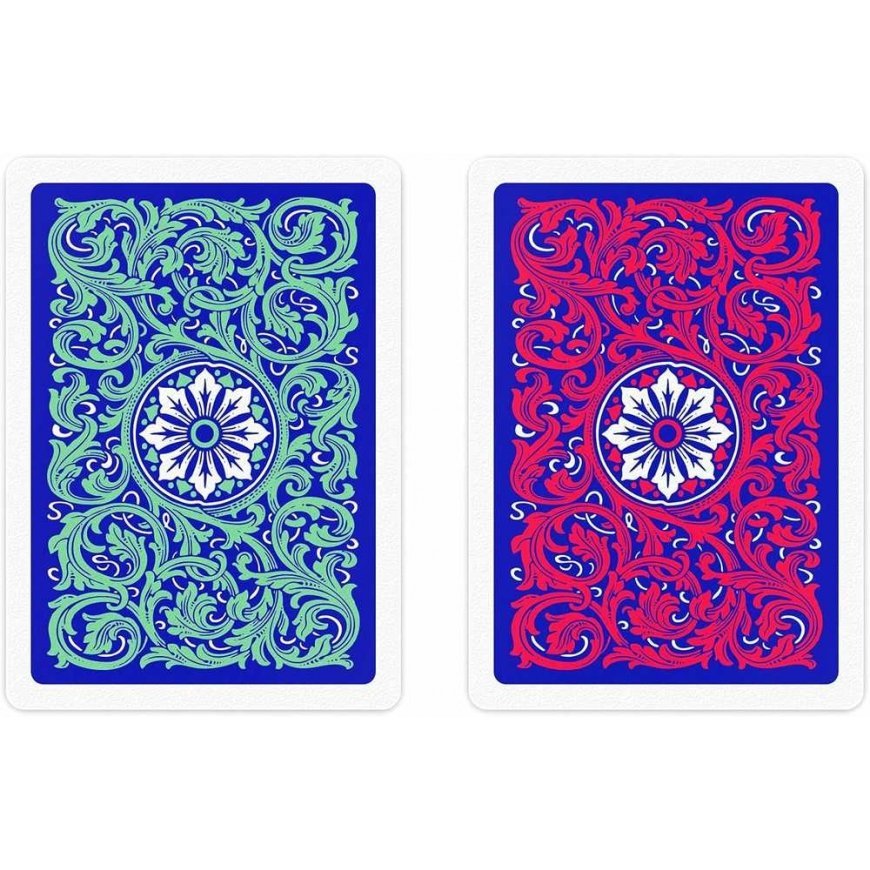 Copag 1546 Neoteric Poker Size Standard Index Playing Cards Double Deck (Red And Green) – 4