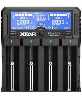 XTAR Dragon VP4L Plus Baterijų įkroviklis