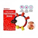 Įvairiabriaunis „Brain Builders“ kramtukas „ORBITA“ 3mėn+ / Two Hands Dantching Ring Įvairiabriaunis „Brain Builders“ kramtukas „ORBITA“ 3mėn+ / Two Hands Dantching Ring