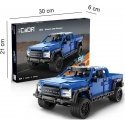 Klocki Konstrukcyjne CaDA Mėlyna samochód Važiuoklė terenowy Smash Off-Roader Pull-back 390 dalys