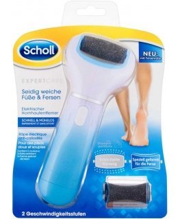 Scholl Velvet Smooth - Electric foot file and medium coarse rotating head
