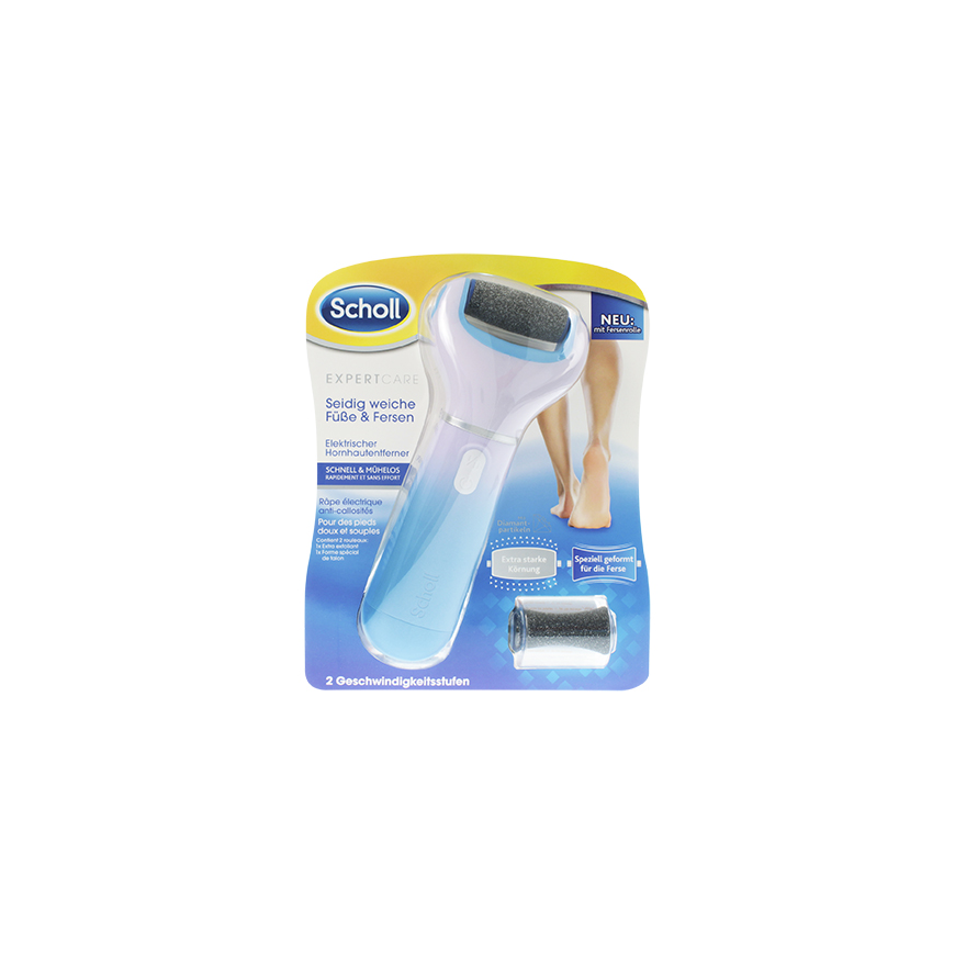 Scholl Velvet Smooth - Electric foot file and medium coarse rotating head – 4