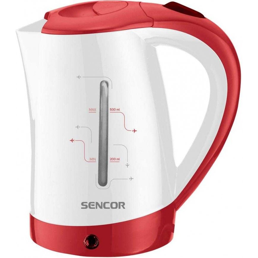 Sencor kelioninis elektrinis virdulys 0,5l su 2puodeliais SWK150RD – 2