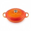 Le Creuset Cast iron pot shallow 30cm | 3.5L white Le Creuset Cast iron pot shallow 30cm | 3.5L white