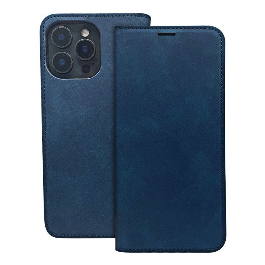 Samsung Galaxy A35 5G Smart Suede case Navy Blue