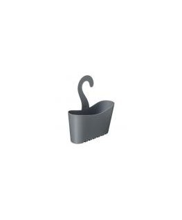 Hanging bathroom multifunctional shelf 25x9x28cm grey