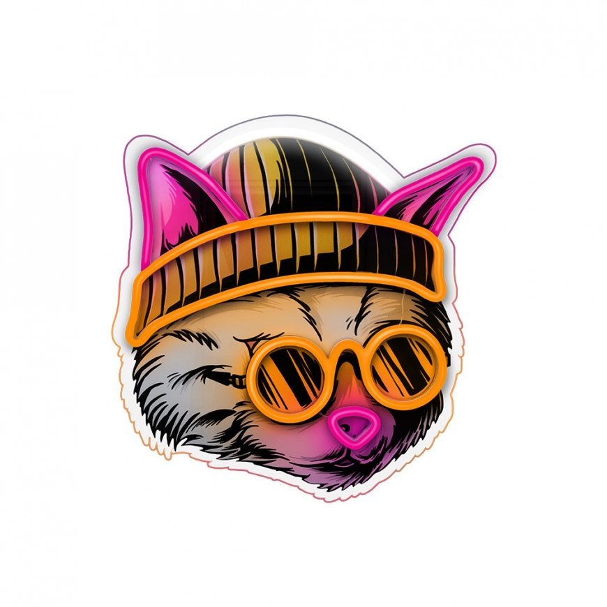Forever Light Neon ART LED CAT