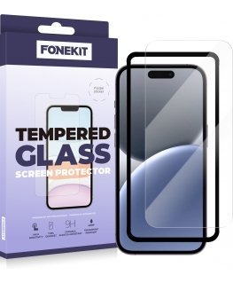 FoneKit tempered glass, iPhone 16 Plus / 15 Plus