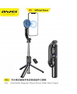 AWEI Selfie Stick X51 czarny|black
