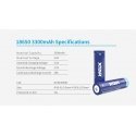 Xtar 3300mAh 3.6V 18650 Battery with PCB Xtar 3300mAh 3.6V 18650 Battery with PCB