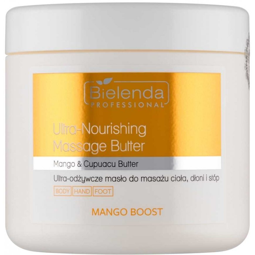 Bielenda Professional Mango Boost extremely nourishing butter for hand and foot body massage 500ml