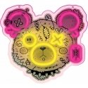 Neon ART LED PUNK TEDDY BEAR pink-yellow FLA01 Forever Light Neon ART LED PUNK TEDDY BEAR pink-yellow FLA01 Forever Light
