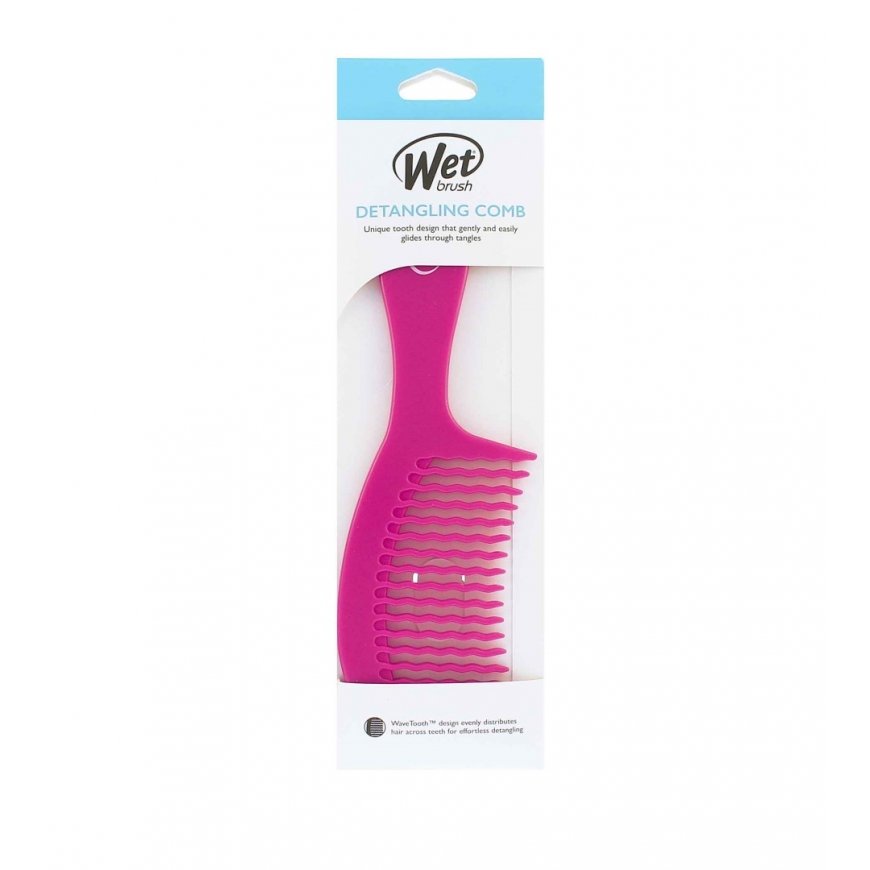 Wet Brush Detangling Comb Hair Comb Pink – 2