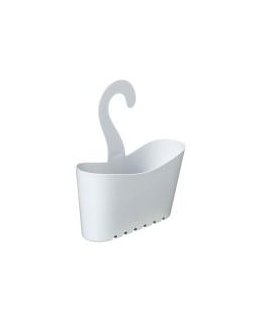 Hanging bathroom multifunctional shelf 25x9x28cm white