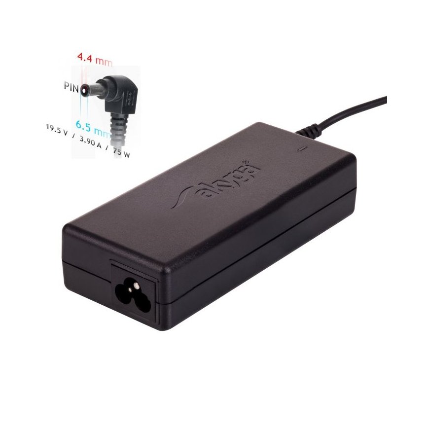 Notebook power supply Akyga AK-ND-19 19.5V | 3.9A 75W 6.5 x 4.4