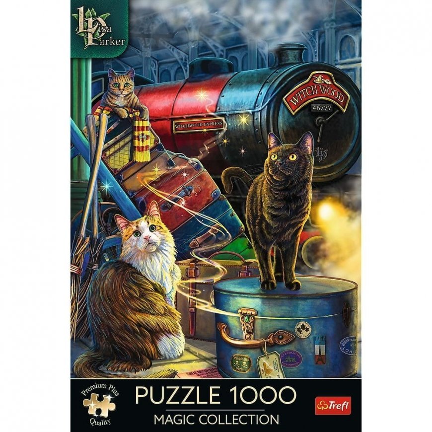 Puzzle 1000 elementów Premium Plus Quality Magic Collection: Ekspres czarownic – 2