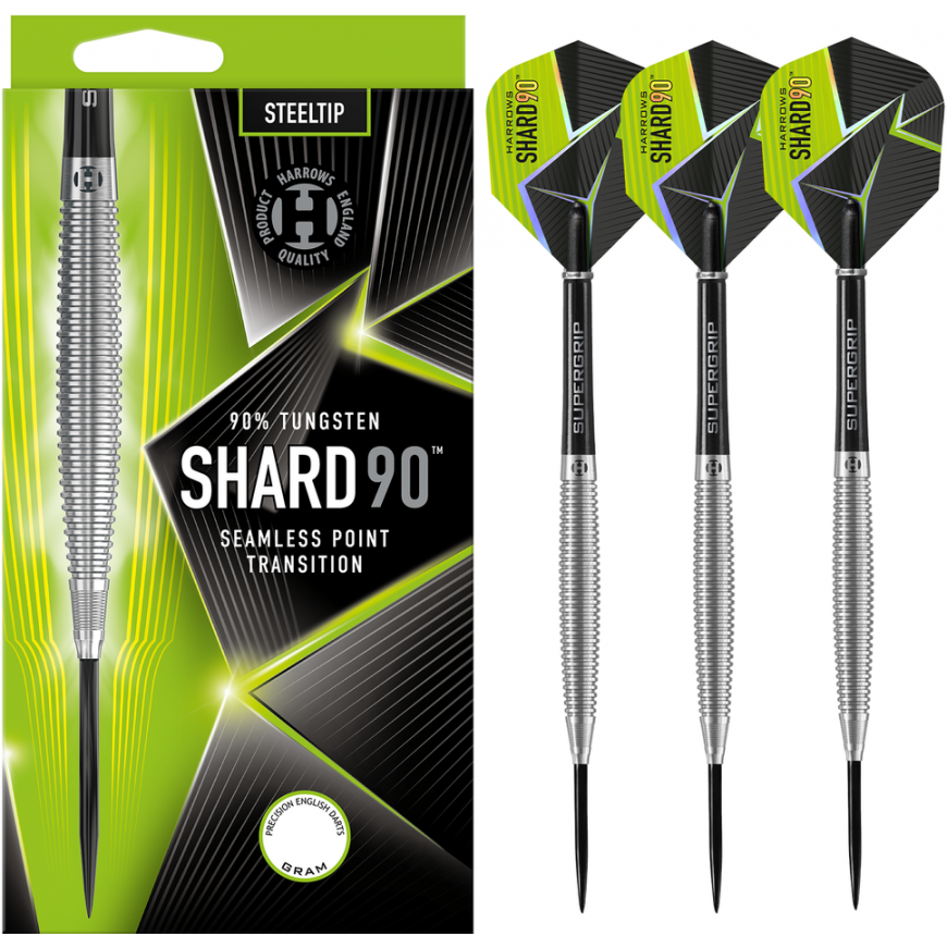 Harrows Darts Steeltip SHARD W90 3x24g – 3