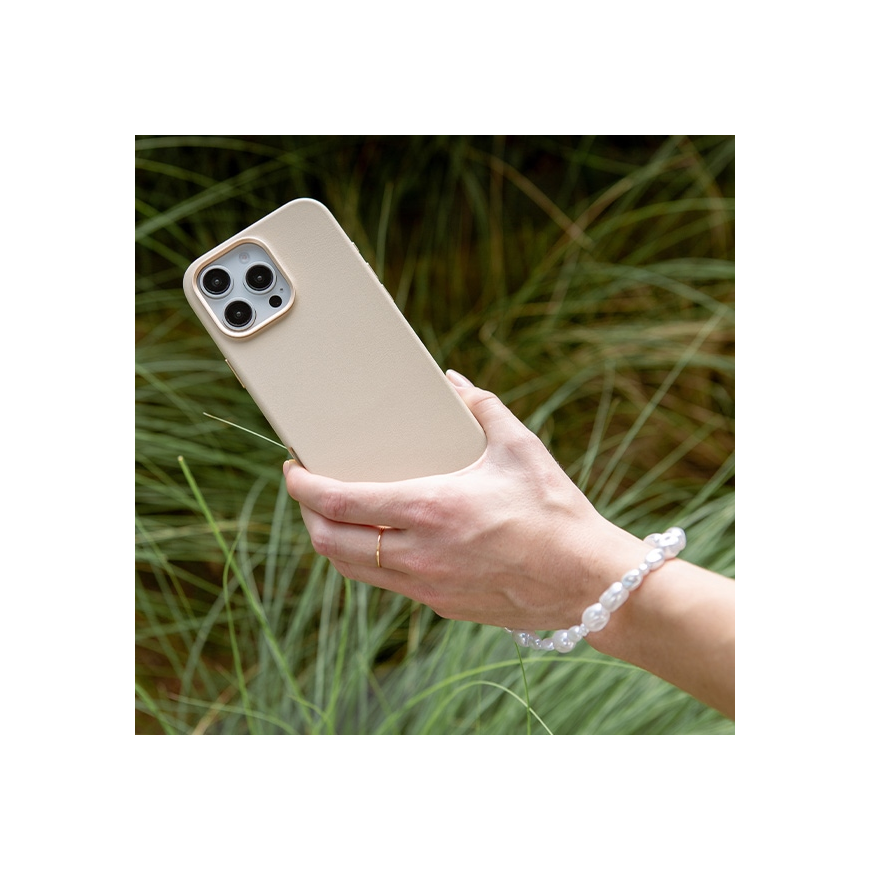 Case UNIQ Coehl Perla Handstrap universal sznurek do telefonu na rękę white/white pearl – 4