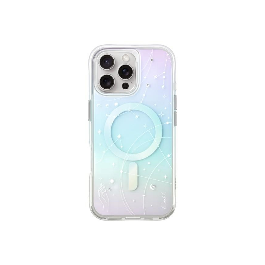 Dėklas UNIQ etui Coehl Celest iPhone 16 Pro Max 6.9" Magnetic Charging opal/iridescent
