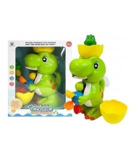 Lean Toys Swimming dinosaur grinder that sprays water