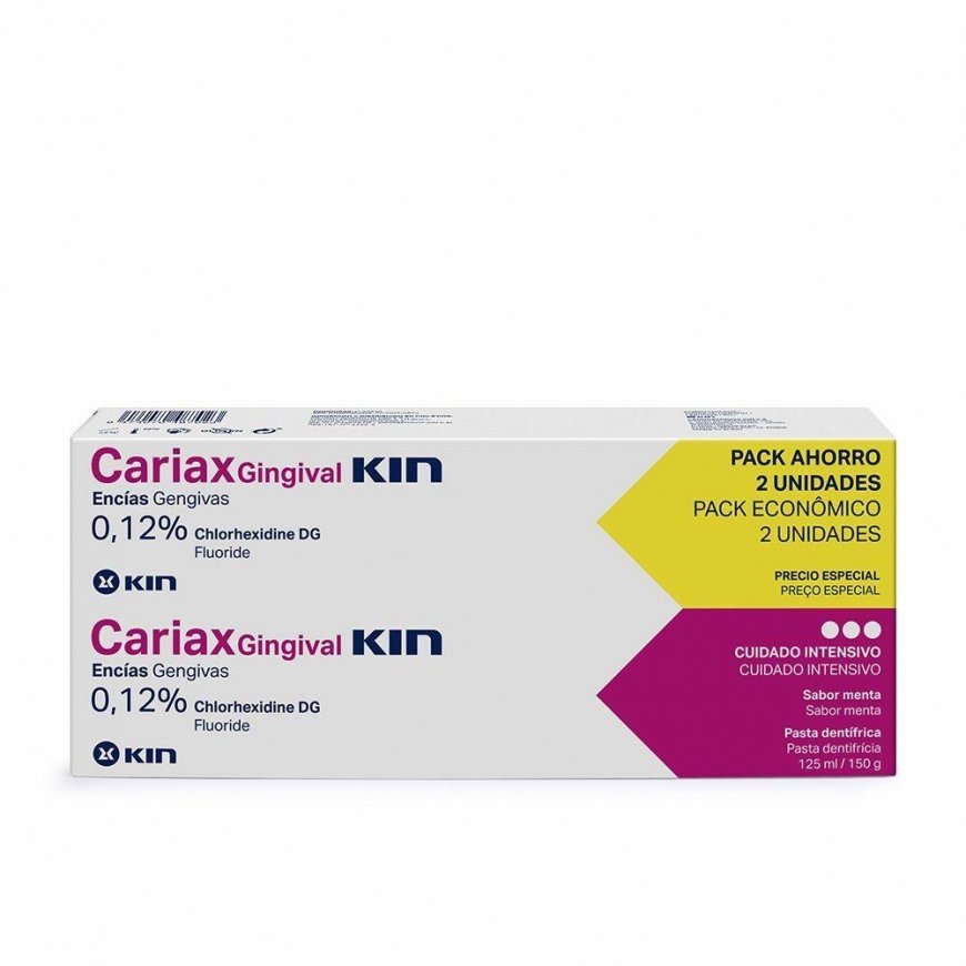 Kin Cariax dantenų pasta 125ml pakuotė 2 vienetai