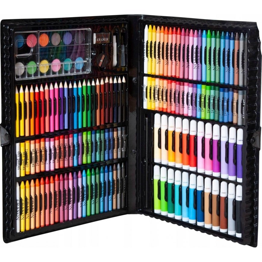 Blackmoon Tapybos rinkinys lagamine 168 vnt juodas