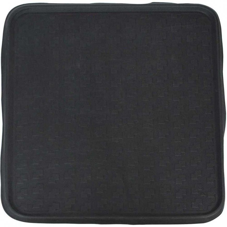 Home Styling Collection DROP LINEN RACK DRY PAD LUGGAGE CARPET 100x90CM GRAY