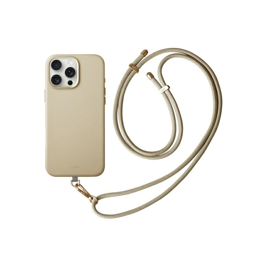 Case UNIQ etui Coehl Muse iPhone 16 Pro Max 6.9" Magnetic Charging cream/cream