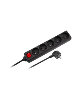 Rebel extension cord 5 sockets with switch 3m - 1.5mm