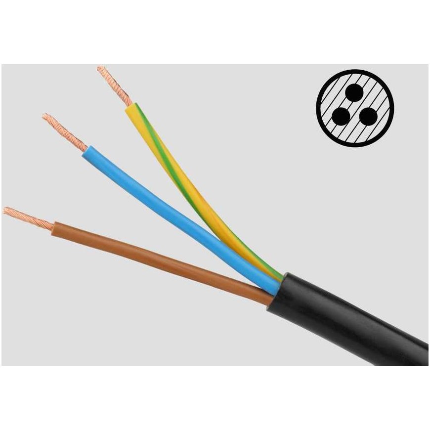 Rebel extension cord 5 sockets with switch 3m - 1.5mm – 4