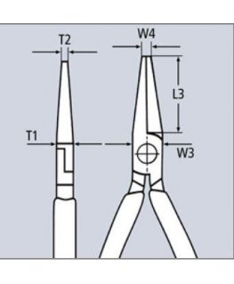 Replės Knipex 2821200 200 mm