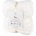 Eurofirany Koc narzuta 170x210 Caro cream with microfiber D91 Eurofirany Koc narzuta 170x210 Caro cream with microfiber D91