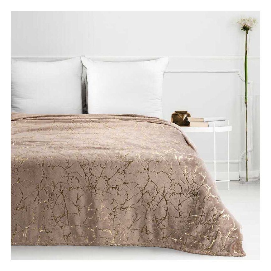 Eurofirany D91/K/GLAMO/BE+Z 150X200 BEIGE+GOLD – 2