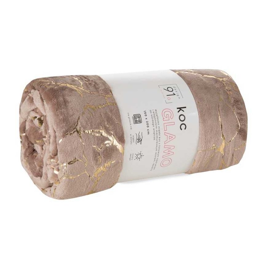 Eurofirany D91/K/GLAMO/BE+Z 150X200 BEIGE+GOLD – 3