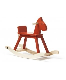 Kids Concept Children's concept - rocking horse | Orange Red (CARL LARSSON)