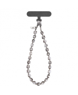 Case UNIQ Coehl Candy Gem Handstrap universal sznurek do telefonu na rękę silver/silver sparkling