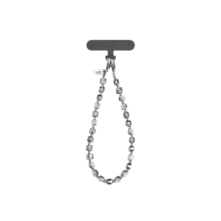 Case UNIQ Coehl Candy Gem Handstrap universal sznurek do telefonu na rękę silver/silver sparkling