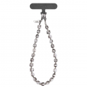 Case UNIQ Coehl Candy Gem Handstrap universal sznurek do telefonu na rękę silver/silver sparkling Case UNIQ Coehl Candy Gem Handstrap universal sznurek do telefonu na rękę silver/silver sparkling
