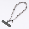 Case UNIQ Coehl Candy Gem Handstrap universal sznurek do telefonu na rękę silver/silver sparkling Case UNIQ Coehl Candy Gem Handstrap universal sznurek do telefonu na rękę silver/silver sparkling