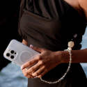 Case UNIQ Coehl Candy Gem Handstrap universal sznurek do telefonu na rękę silver/silver sparkling Case UNIQ Coehl Candy Gem Handstrap universal sznurek do telefonu na rękę silver/silver sparkling