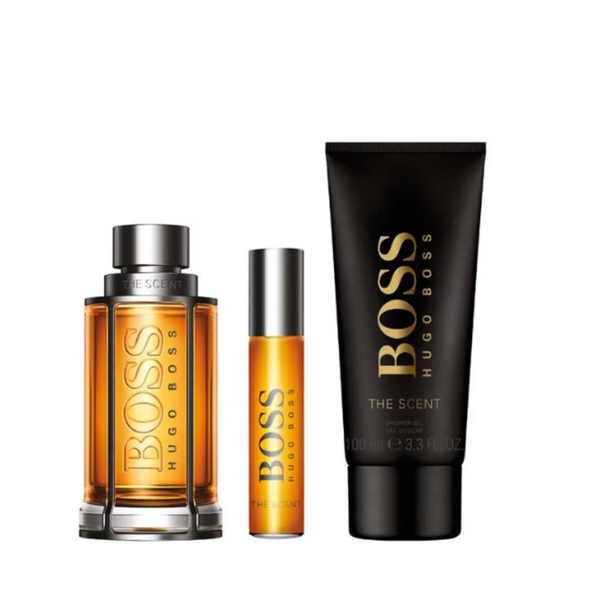 HUGO BOSS Boss The Scent set for men (EDT, 100 ml + EDT, 10 ml + shower gel, 100 ml) – 2