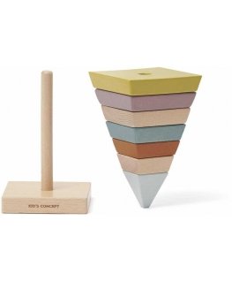 Kids Concept Children's concept - wooden pyramid | Multicolor (NEO)