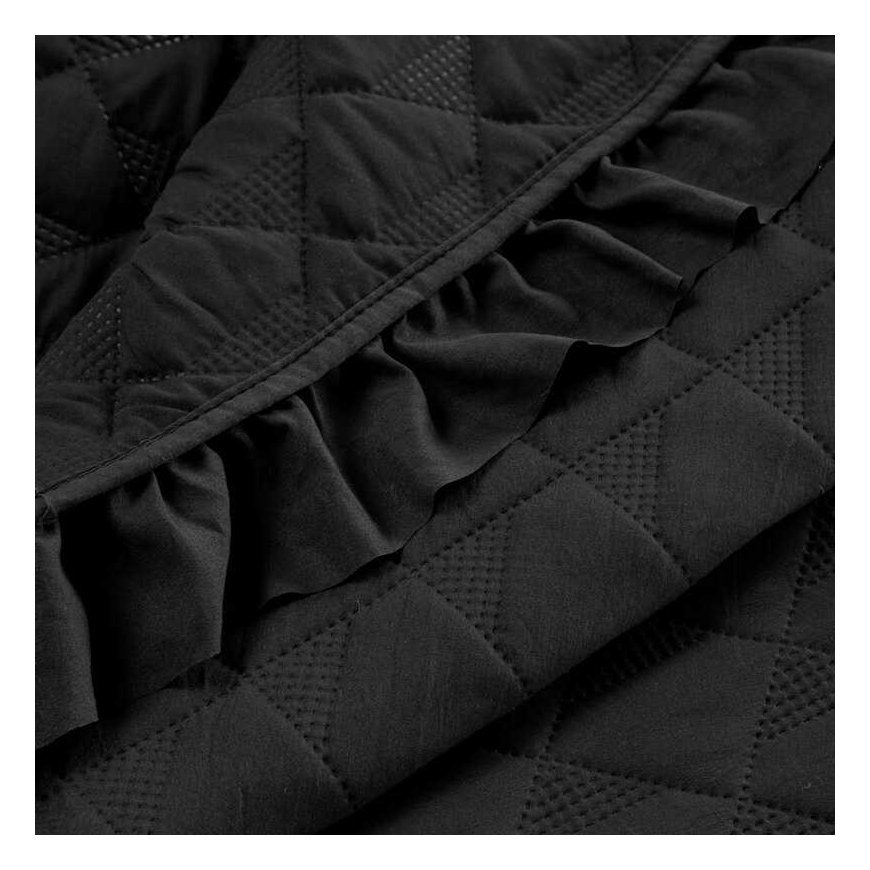 Narzuta Vanesa 170x210 black with fringe Eurofirany – 5