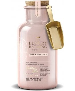 Grace Cole Luxury bath company Bathtime Bliss Warm Vanilla bath crystals 600 g