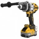 akumuliatorinė wiertarko-wkrętarka smūginis 18V XR, DeWalt [DCD1007WW1T-QW] 8,0Ah, Li-Ion