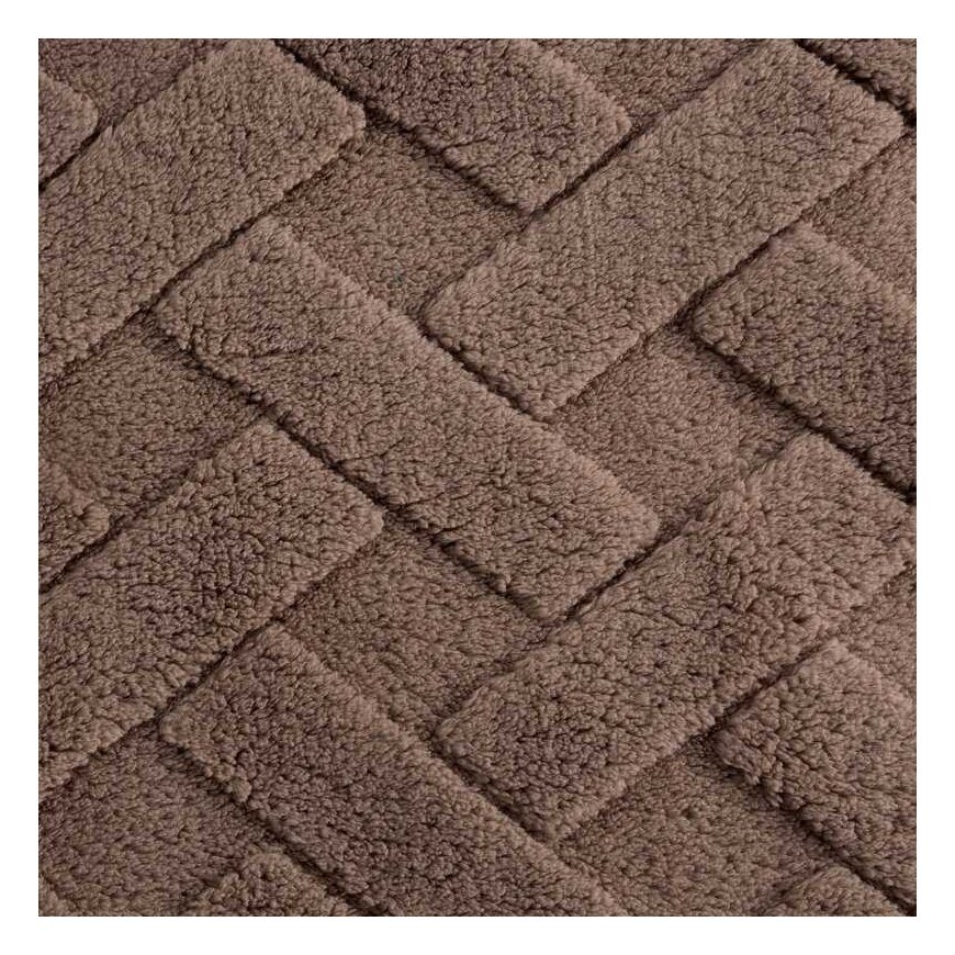 Eurofirany Koc narzuta 200x220 Caro sand color dark with microfiber D91 – 5