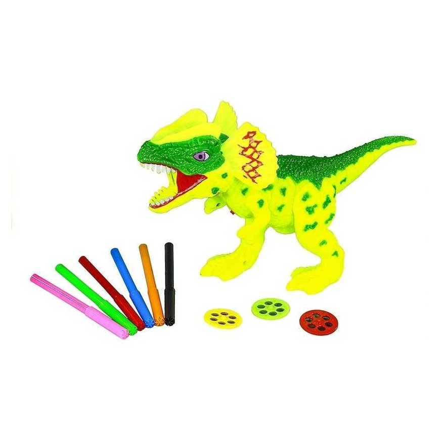 Marka Niezdefiniowana Dinosaur projector with markers and templates – 3